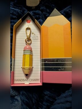TRUE TO FORM VIRAL PENCIL KEYCHAIN PURSE CHARM